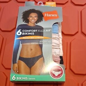 Hanes Comfort Flex Fit Bikinis - Assorted Colors Tagless New In Box